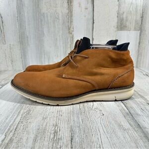Kenneth Cole Reaction Casino Chukka Tan Suede Casual Ankle Boots #1168